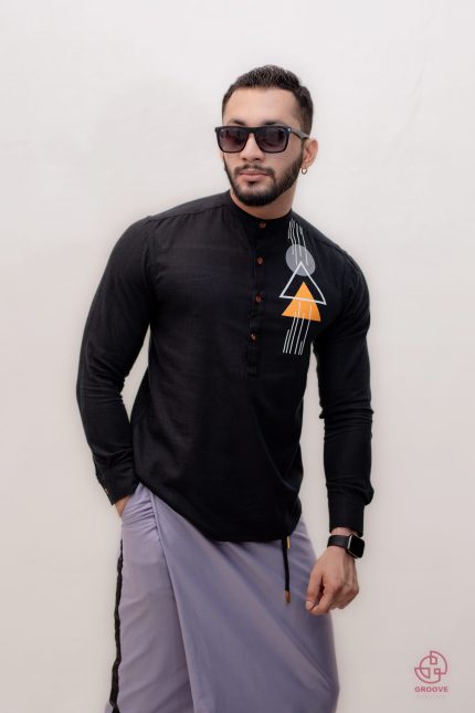 Black Linen Shirt - BCBT22